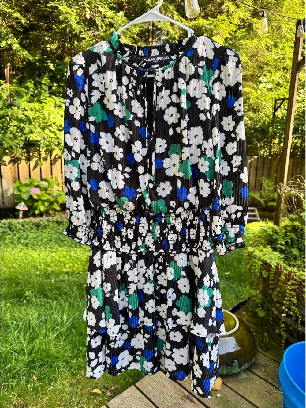Karl Lagerfeld Paris Floral Print Dress Size 10